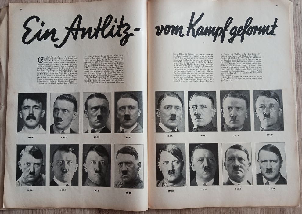 Niemiecka fotoksiążka Adolf Hitler EIN MANN UND SEIN VOLK