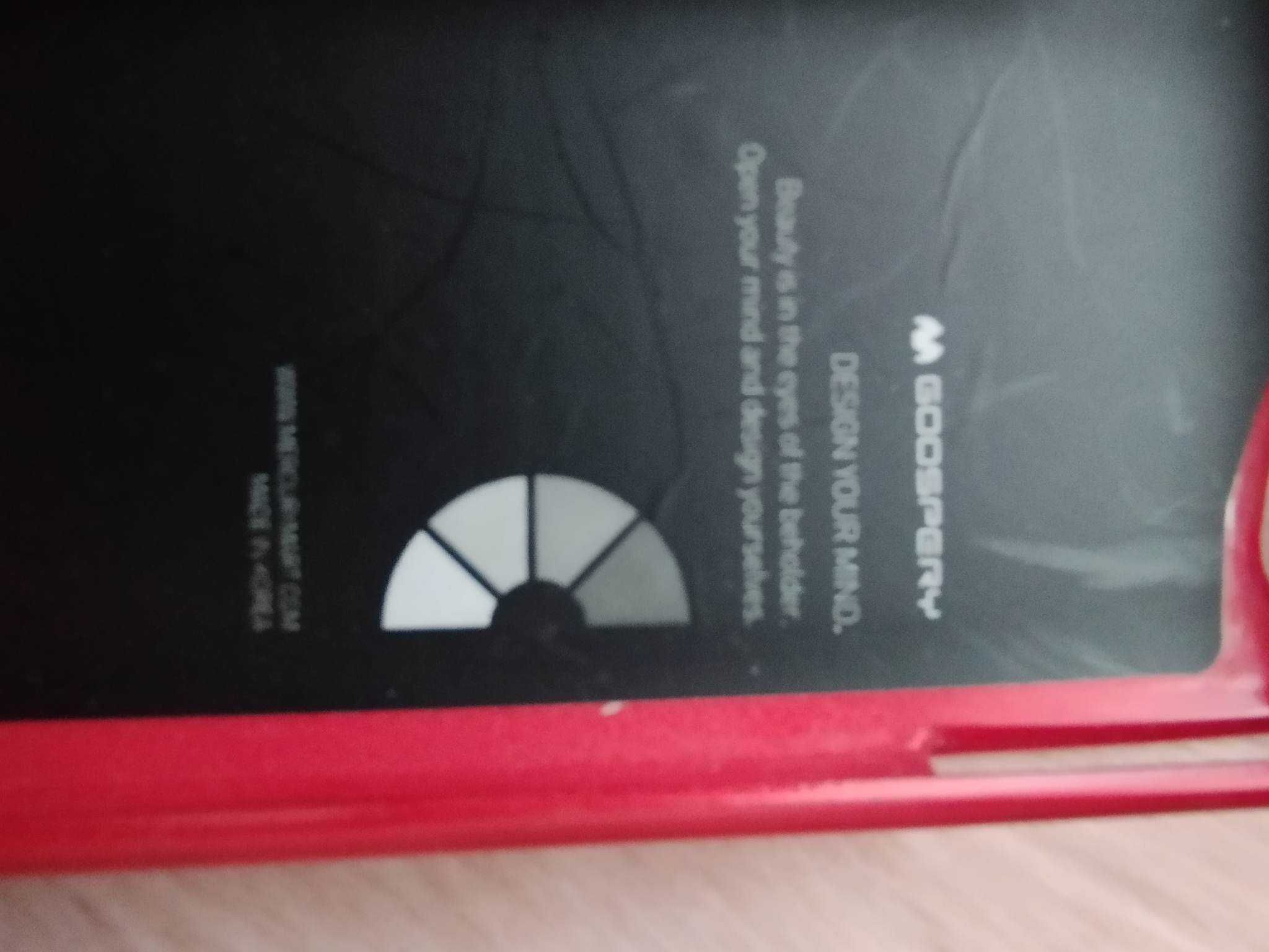 Etui czerwone z połyskiem do sony xperia