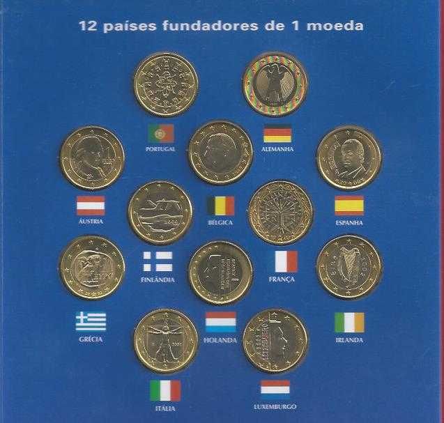 Euros Europa  Primeiros euros 1 de cada Pais inicial Novos