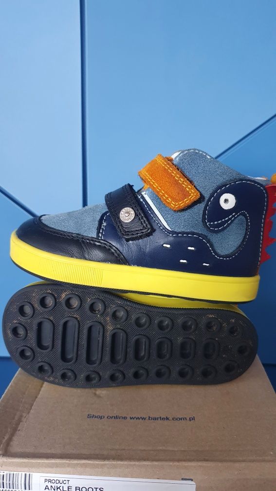 Buty BARTEK r. 22 do nauki chodzenia Mini first steps medical