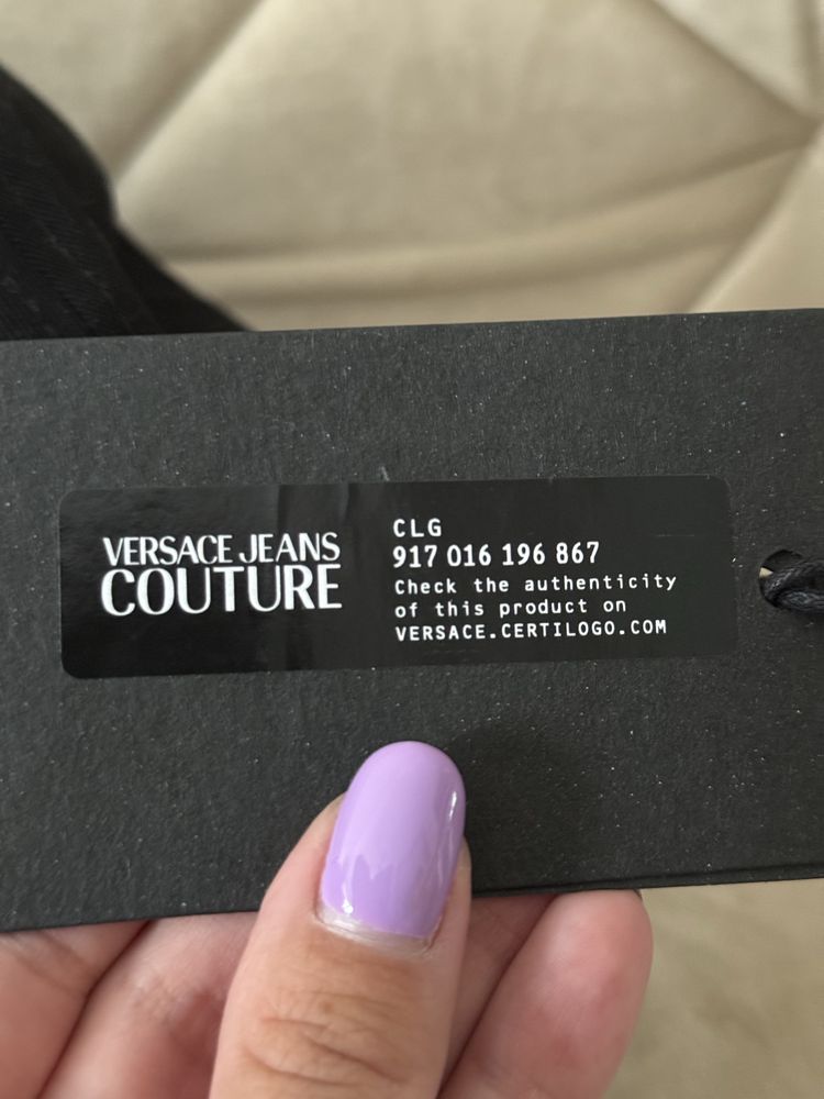 Czapka z daszkiem Versace Jeans Couture