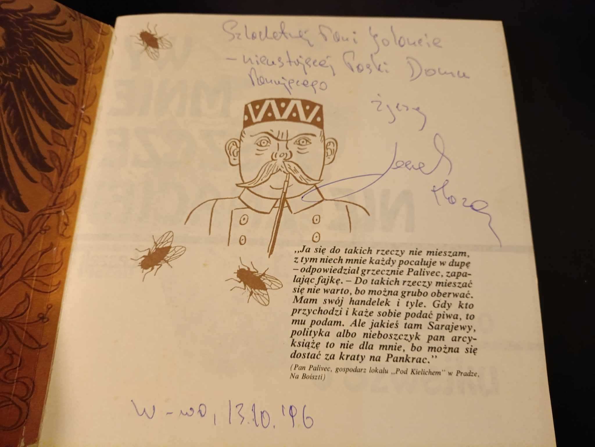 Wy mnie jeszcze nie znacie! Szwejk- Leszek Mazan z dedykacją od autora