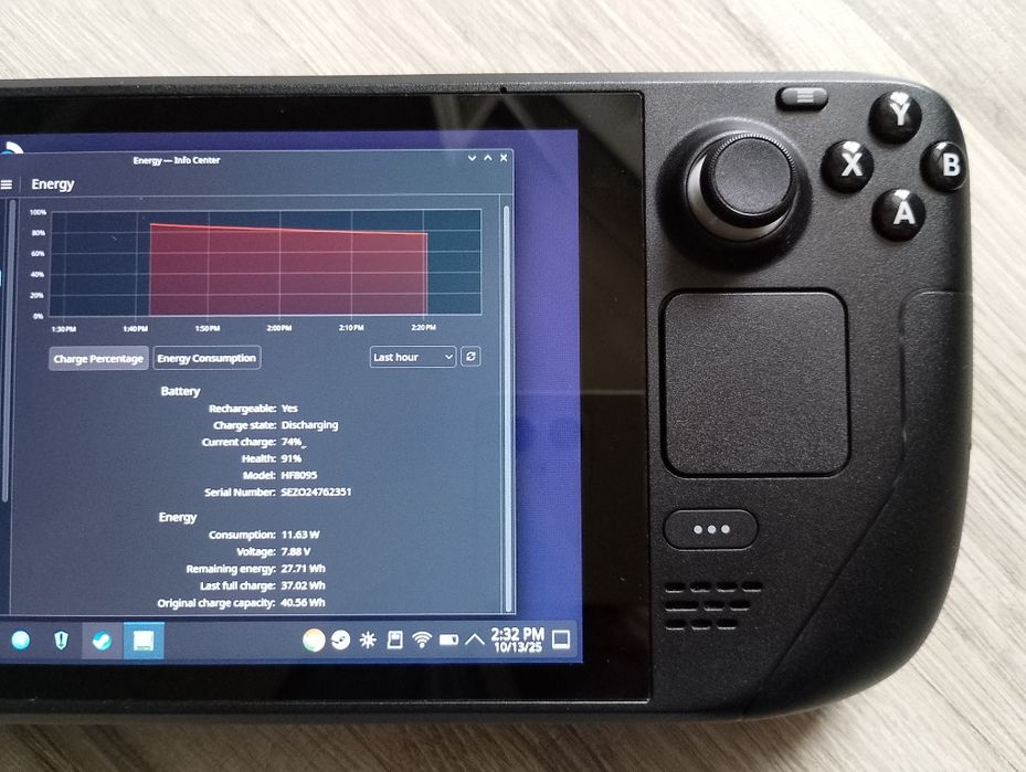 Steam Deck LCD 256gb + 128gb карточка