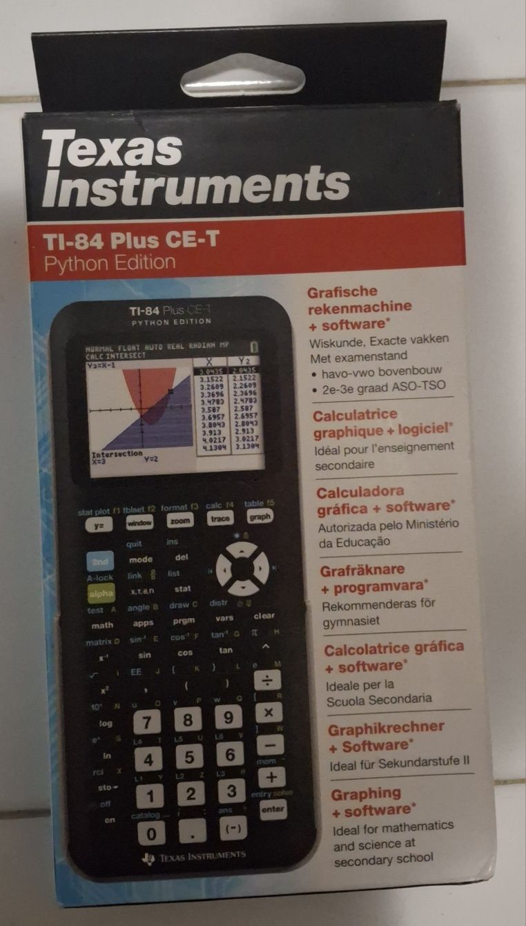 Calculadora Gráfica TEXAS TI84 Plus Phyton