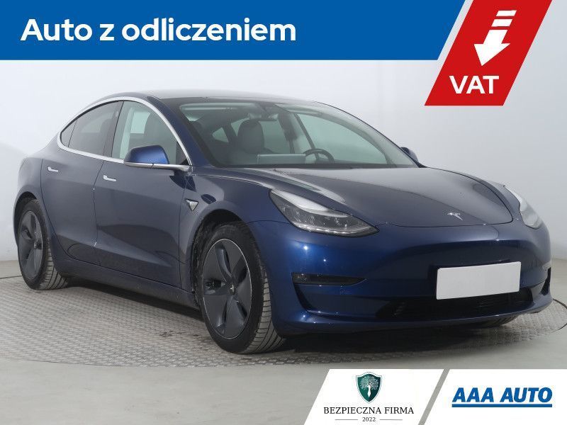Tesla Model 3 Long Range 4WD 78kWh, SoH 85%, Serwis ASO, Automat, VAT 23%, Skóra,