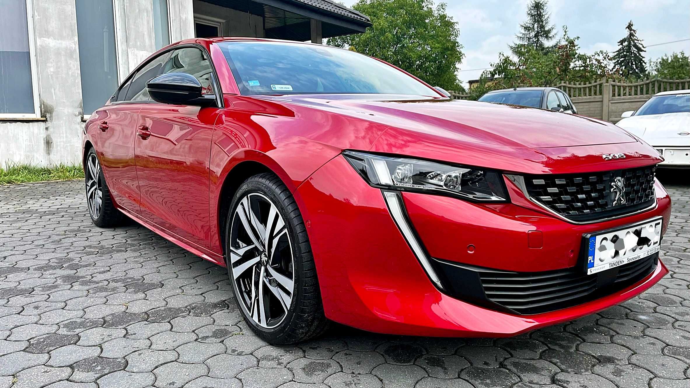 PEUGEOT 508 GT 2.0HDI 180KM Polski BEZWYPADKOWY Night Focal Ceramika