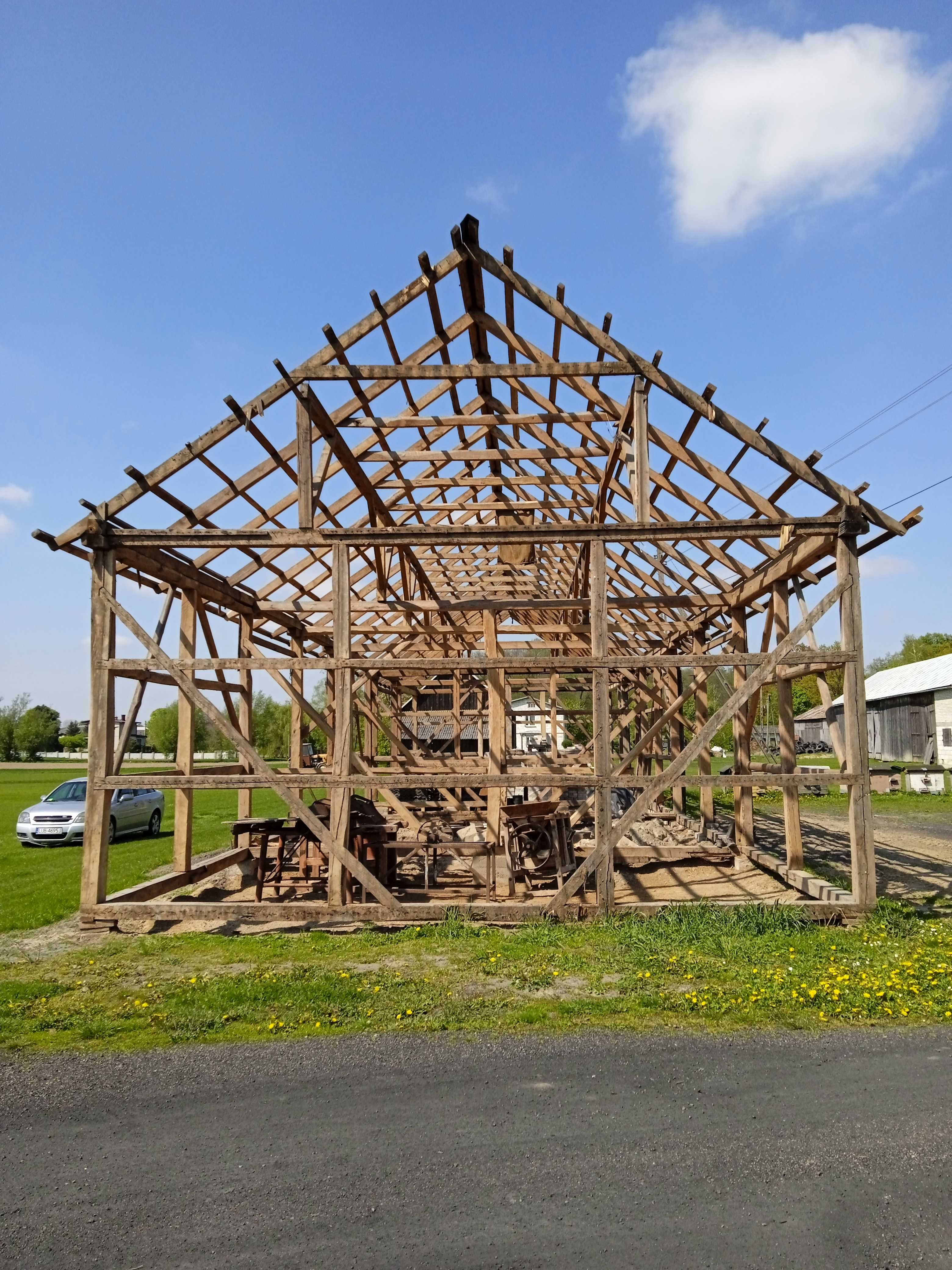 stodoła drewniana konstrukcja