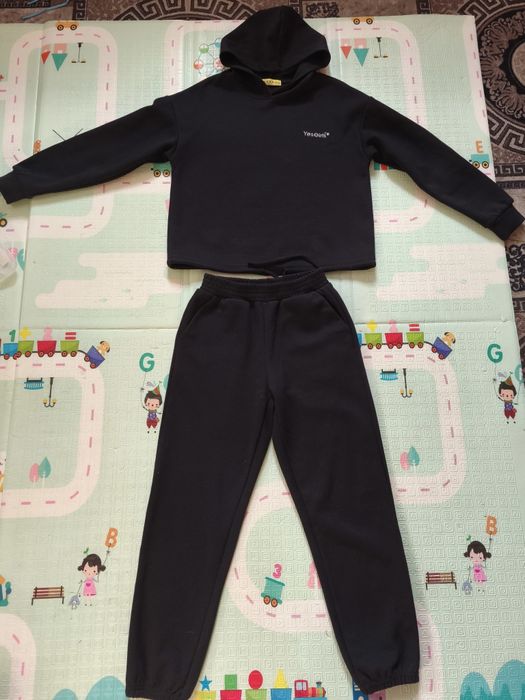 Спортивний костюм класика,жіночий костюм чорний