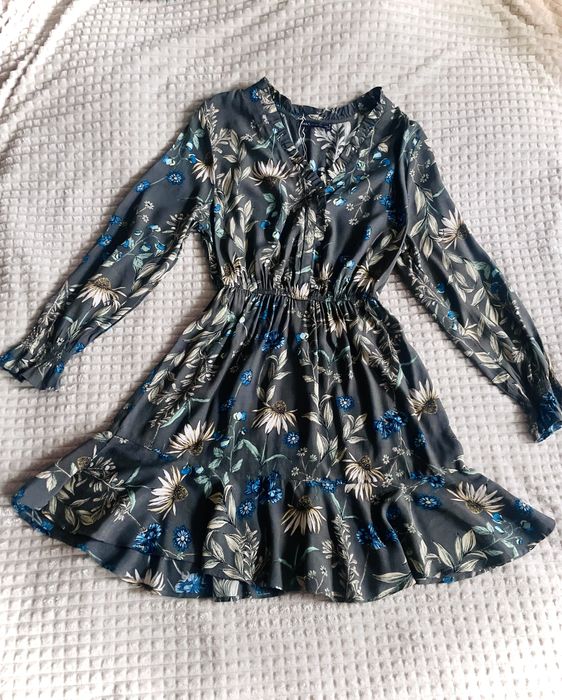 Nowa Elegancka sukienka w kwiaty Marks & Spencer