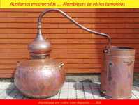 Alambiques em cobre 80L