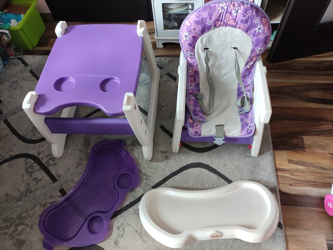 Krzesełko do karmienia Mamakids 2w1