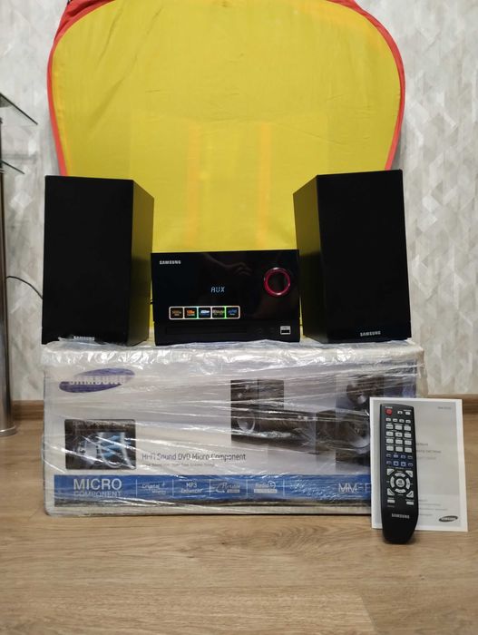 Современный муз центр 200 Вт ( блютуз / USB / AUX / CD / MP3 / тюнер )