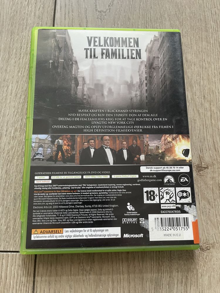 Gra Xbox 360 - The Godfather Ojciec Chrzestny komplet okazja retro