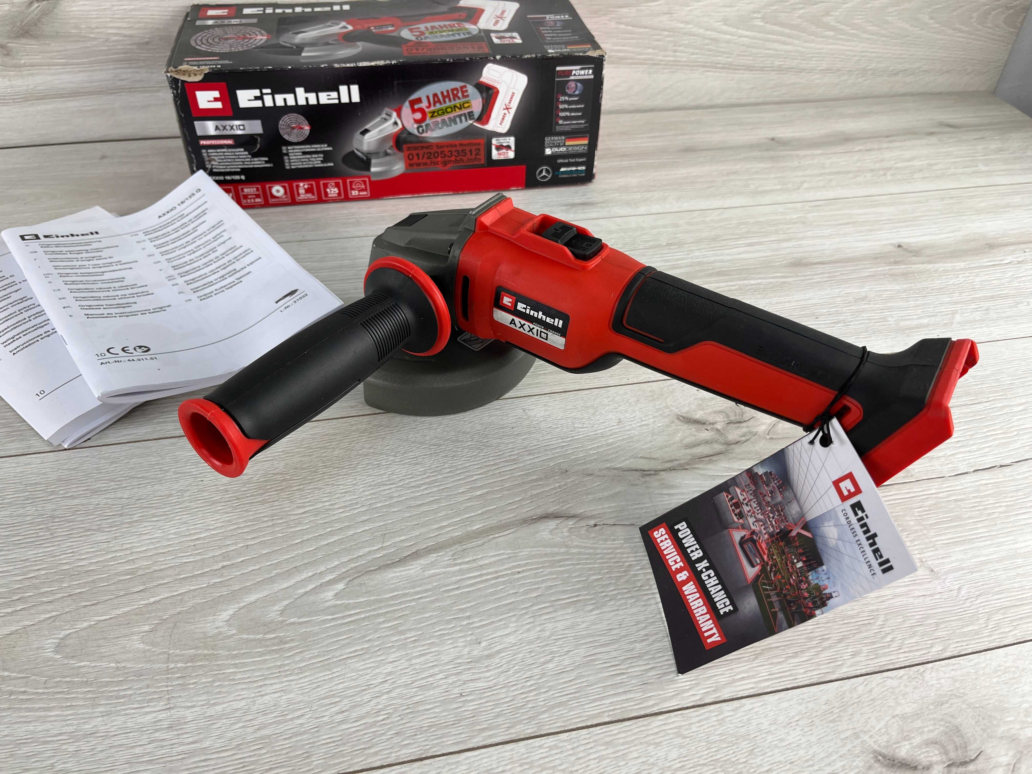 Акумуляторна болгарка einhell  18V 125мм круг