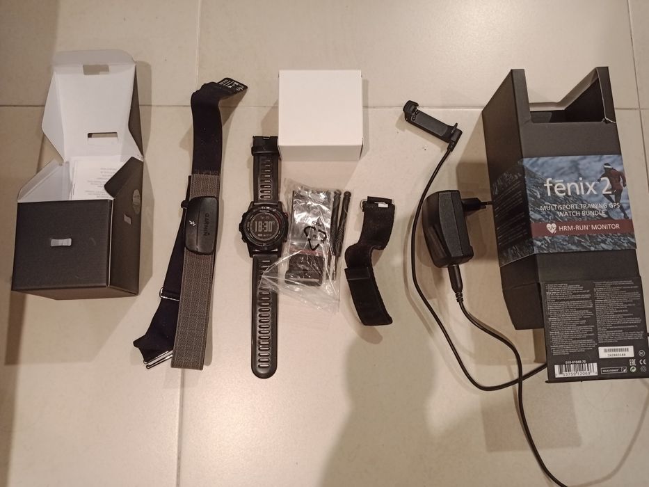 Garmin fenix 2 com banda.