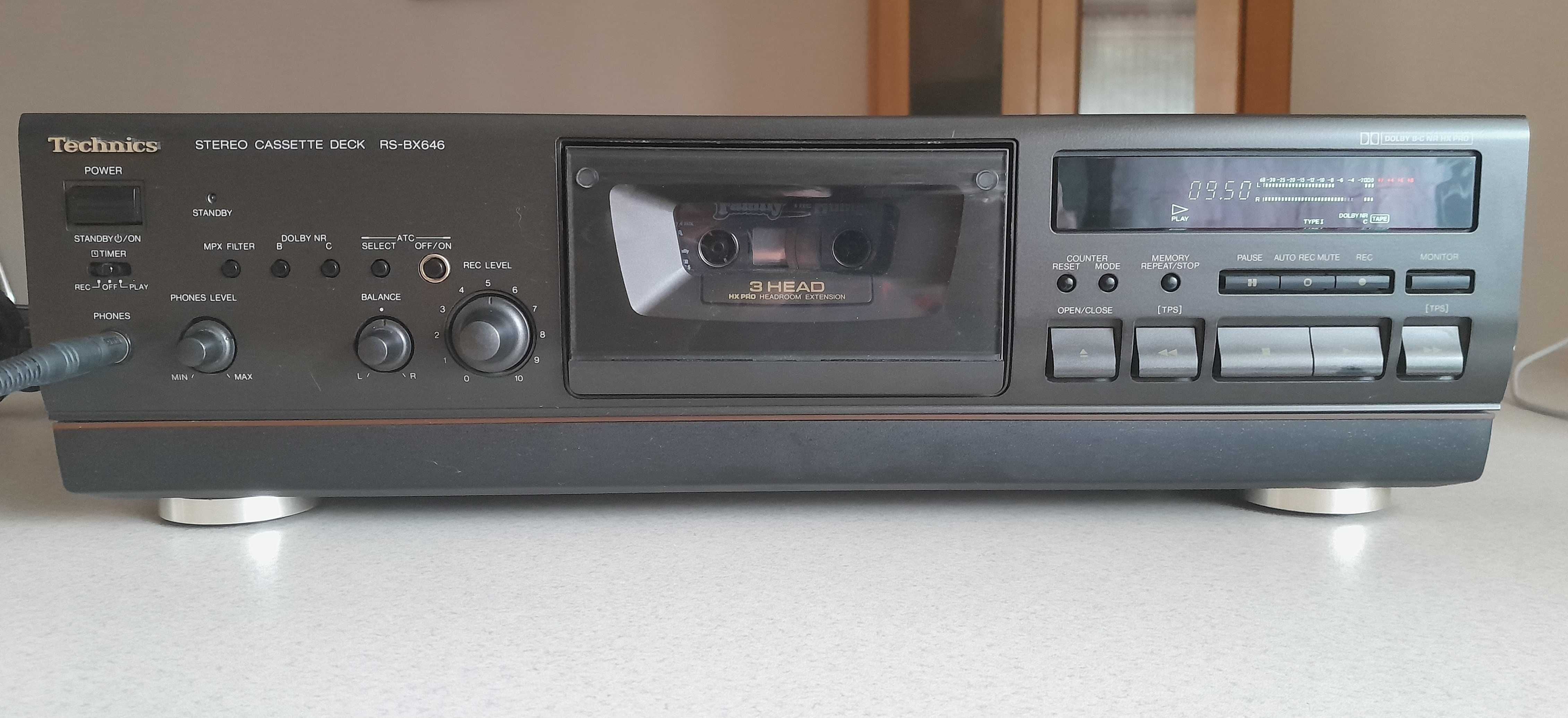 Technics RS-BX646 - magnetofon kasetowy