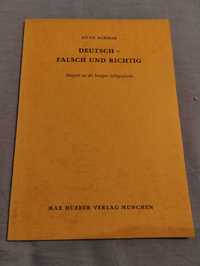 Deutsch - falsch und richtig" Otto Schmid