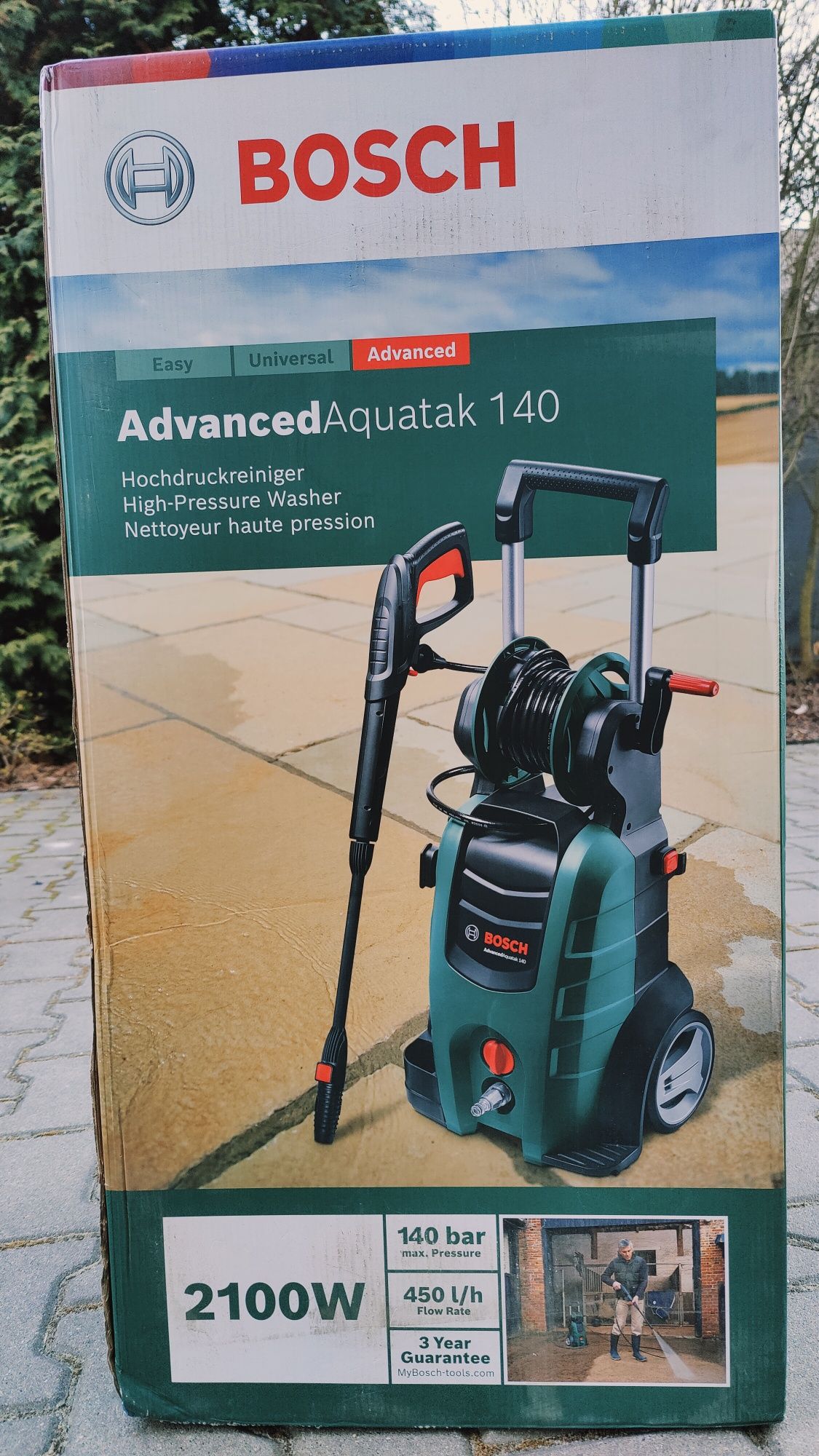 BOSCH Myjka Wysokociśnieniowa Advancedaquatak 140 Marki Bosch (2100 W)