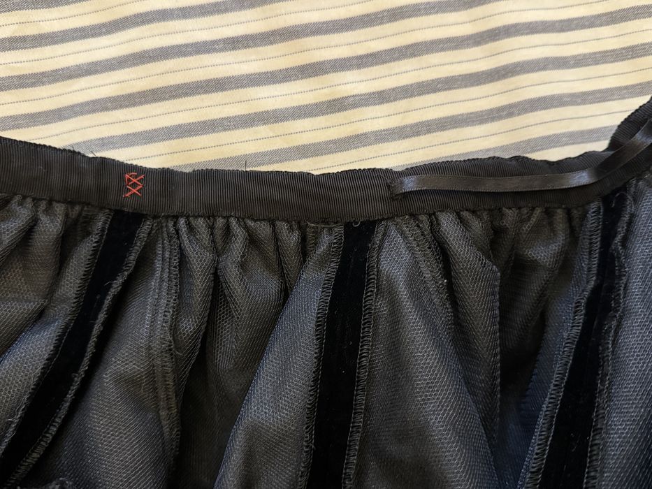 Alaia оригінал чорна оксамитова спідниця розмір 36 XS