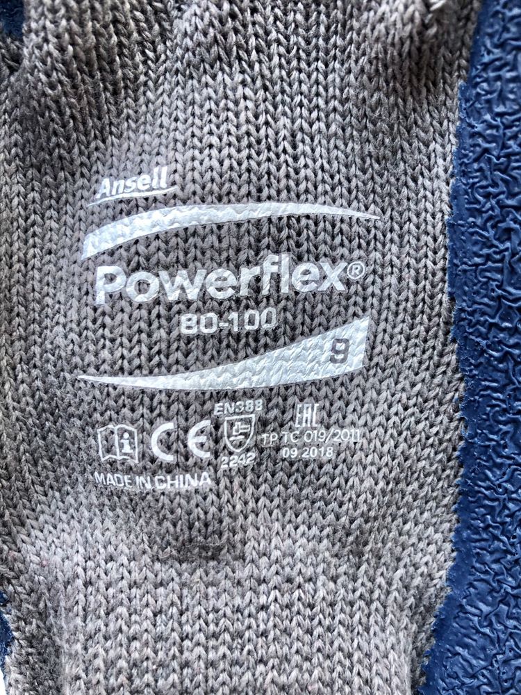 Luvas de trabalho Ansell Powerflex Nº 9