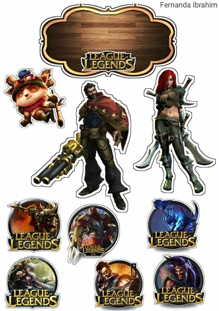 Wydruk jadalny cukrowy waflowy A4 Włoski papier League of Legends
