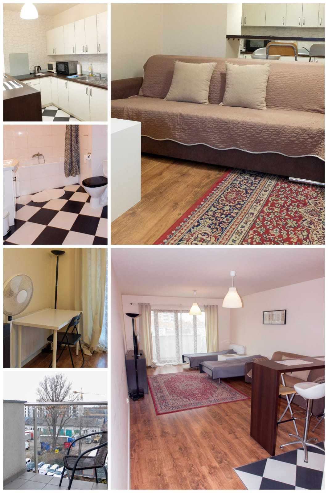 Wolny od DZISIAJ, apartament dla max 4os 1km od Rynku, balkon, wi-fi