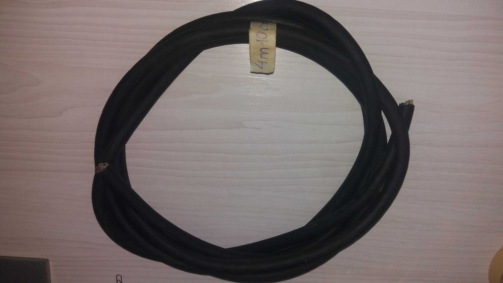 Przewód gumowy warsztatowy linka 5x4mm (4m) oraz 5x2,5mm (5m) TANIO/m