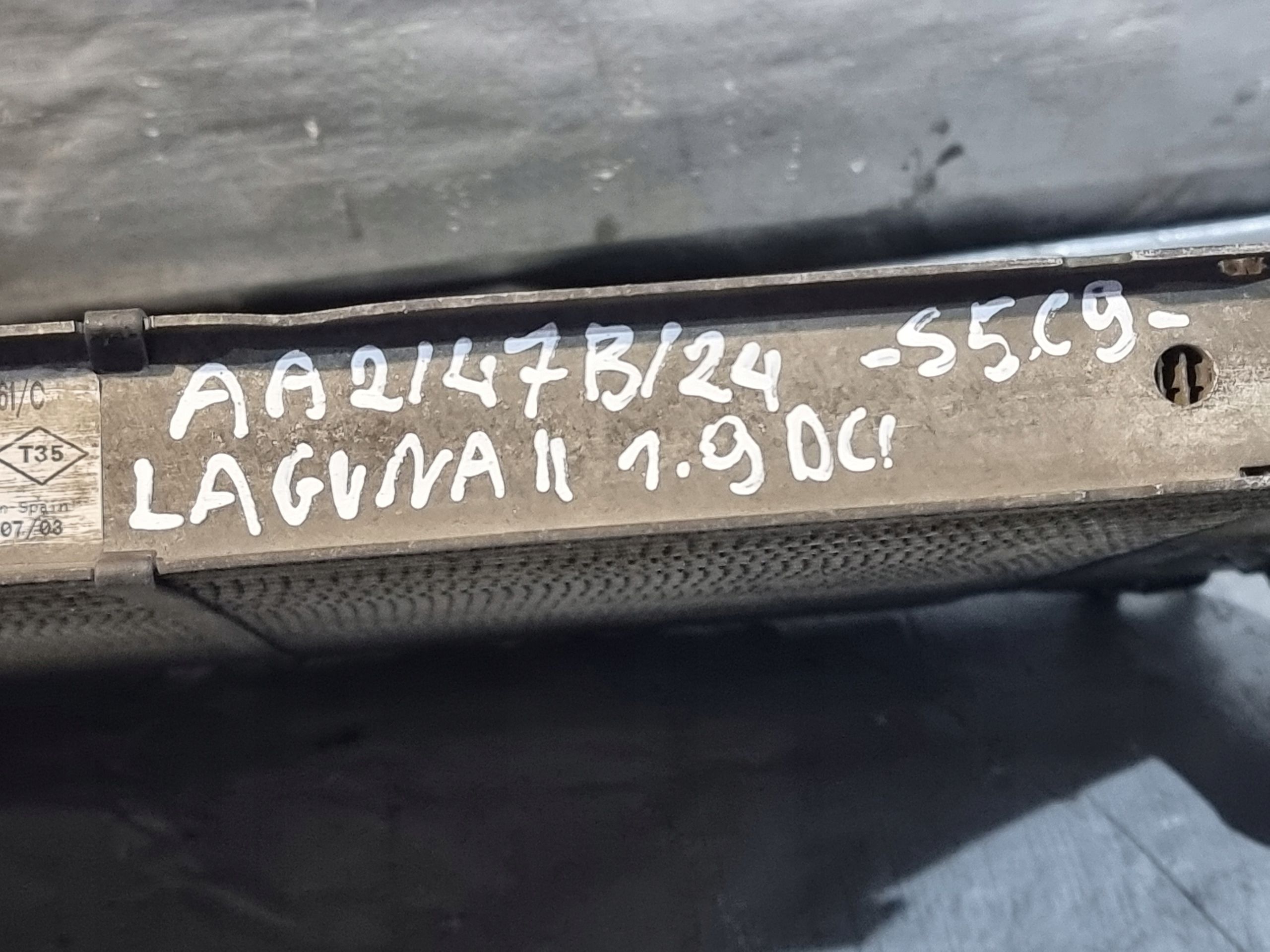 Intercooler Chłodnica Powietrza c Renault Laguna Ii 1.9 Dci 02r