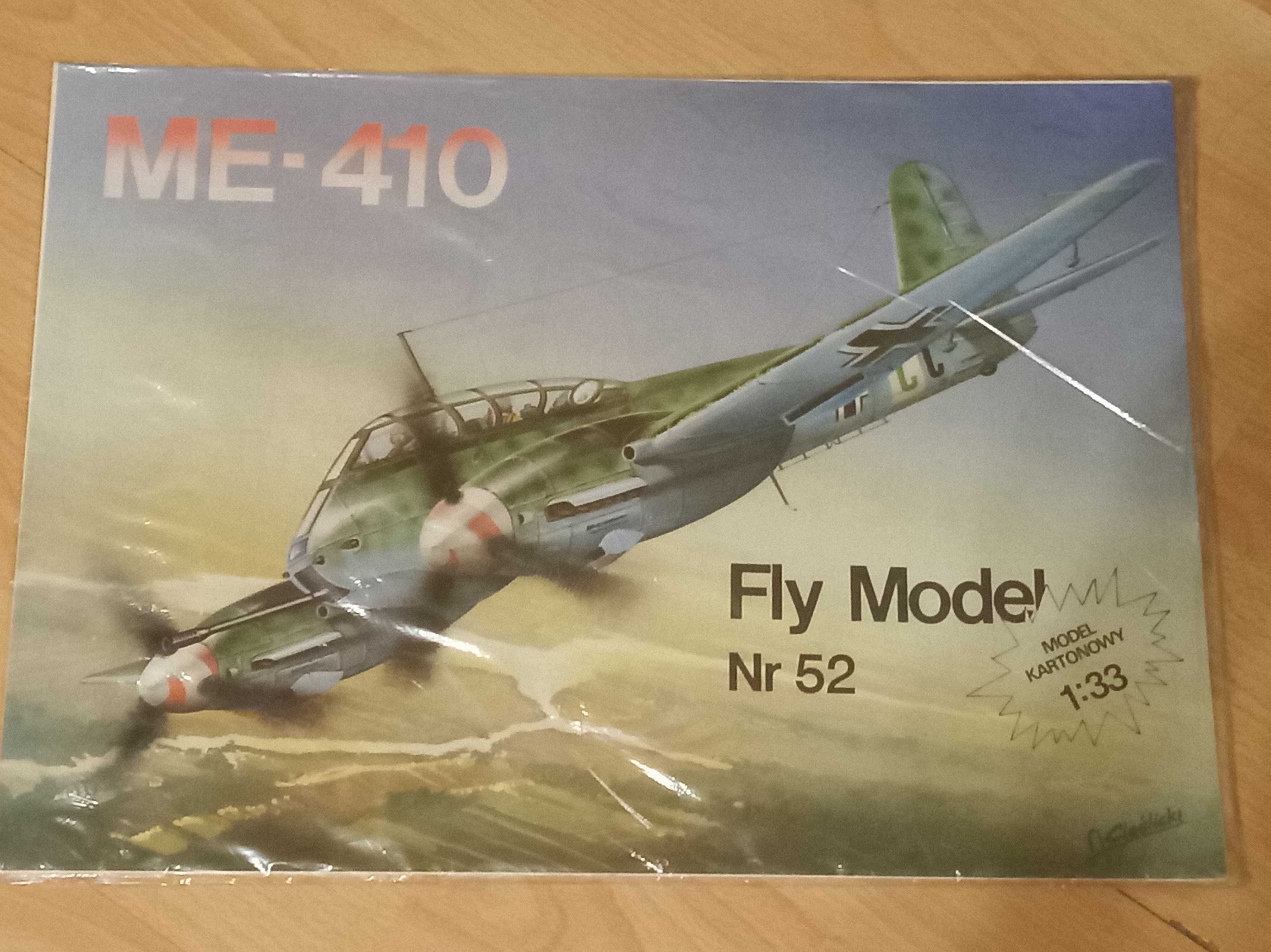 Model kartonowy - Fly Model 052 - Messerschmitt Me-410 Hornisse