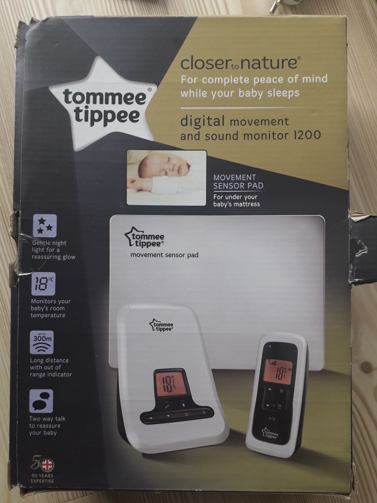 Tommee Tippee elektroniczna niania z czujnikiem ruchu + mata uzywana