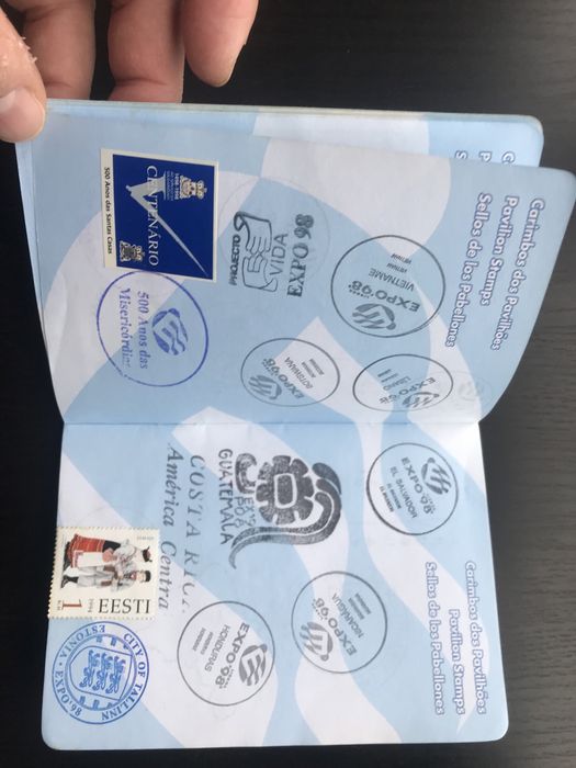 Passaporte da Expo 98 (raro) e bilhete