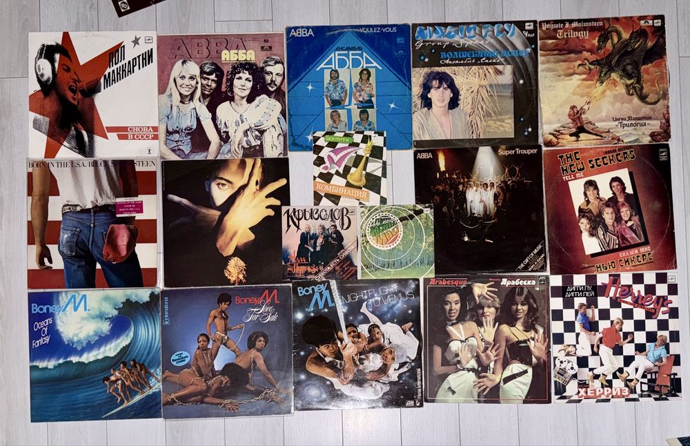 Виниловые пластинки Вінілові платівки