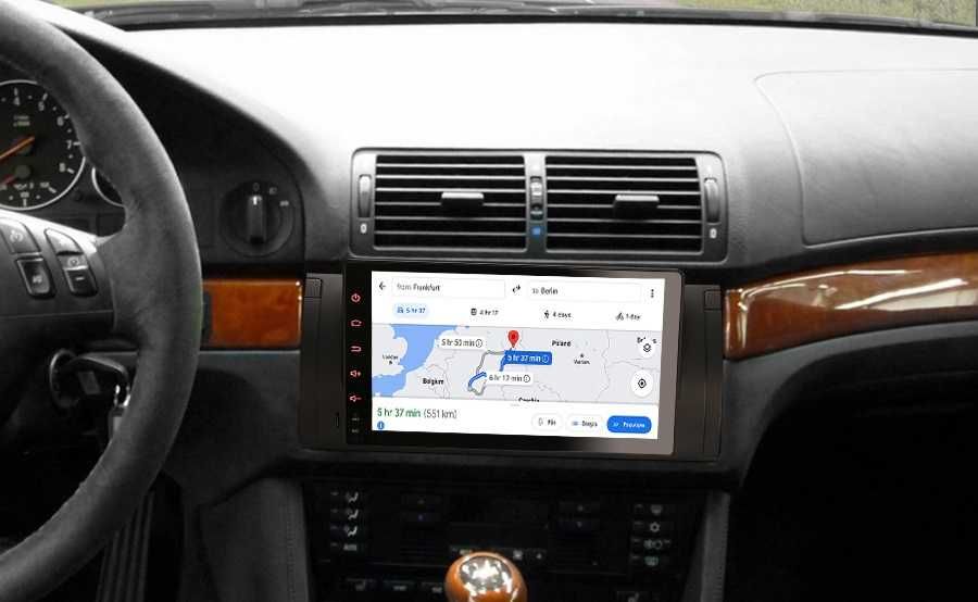 Radio FM RDS DAB CarPlay Android WiFi 4G GPS USB MP3 BMW 5 E39 X5 E53