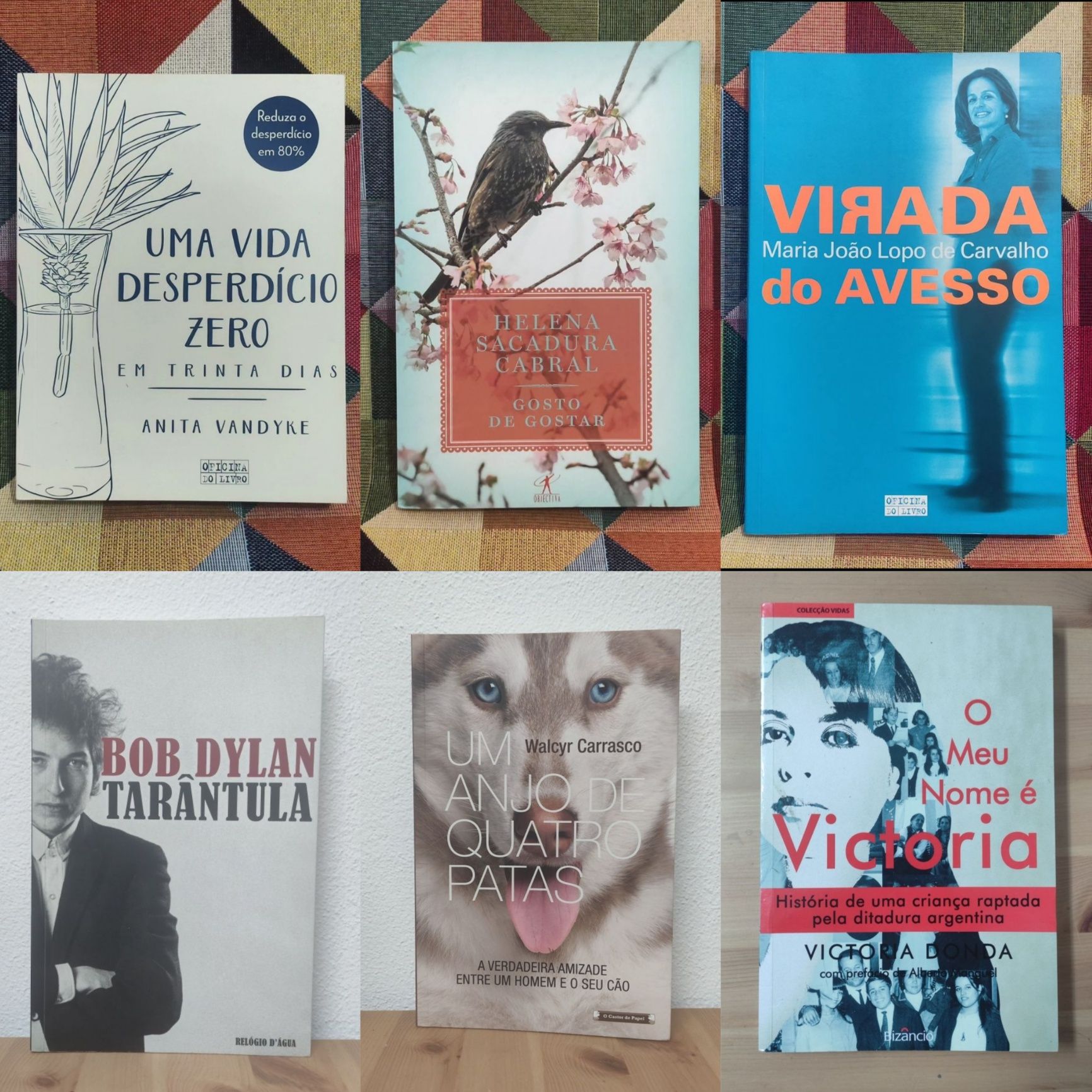 Vários livros entre 2€ a 9€