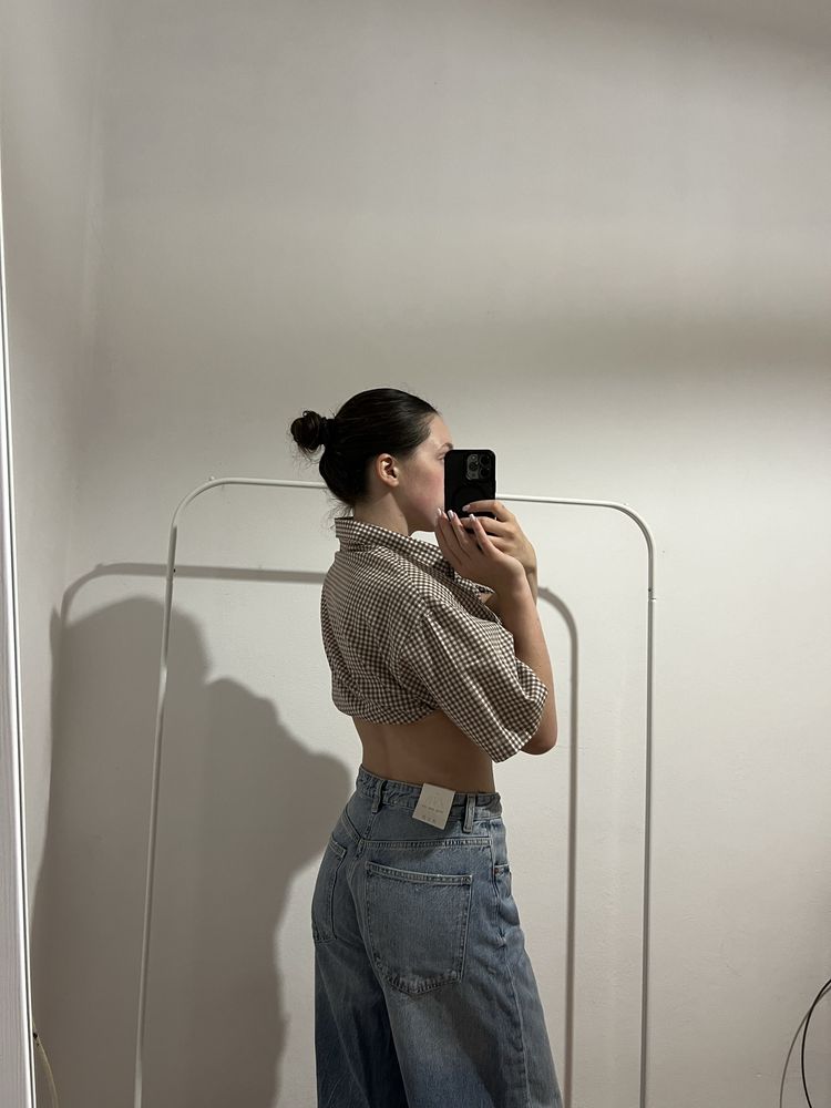 Джинси zara широкі