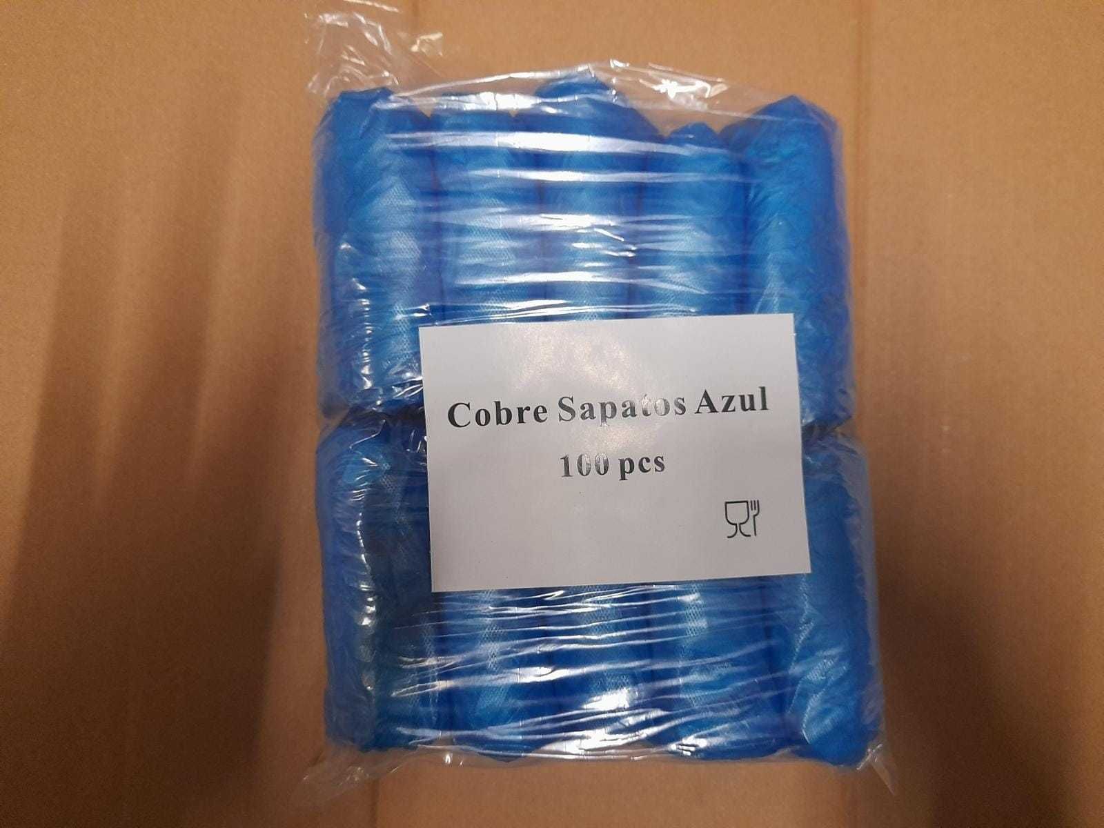 Cobre Sapatos - Plástico Polietileno azul - Pack 100 unidades - 1,25 €