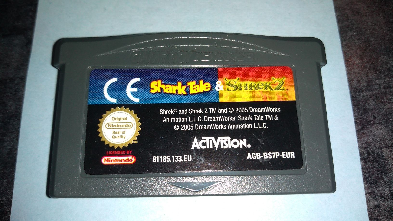 Shark Tale & Shrek 2 Nintendo Game Boy Advance GBA SKLEP kioskzgrami