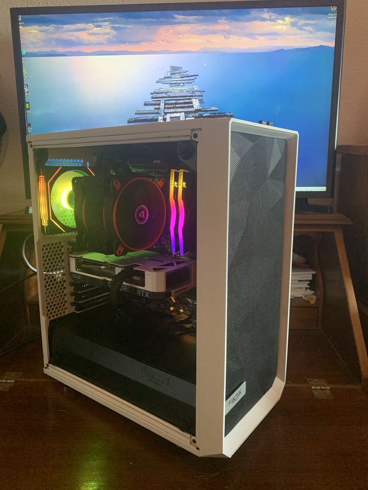 Computador Gaming Branco RGB - Ryzen 5 5600 / RTX 4060