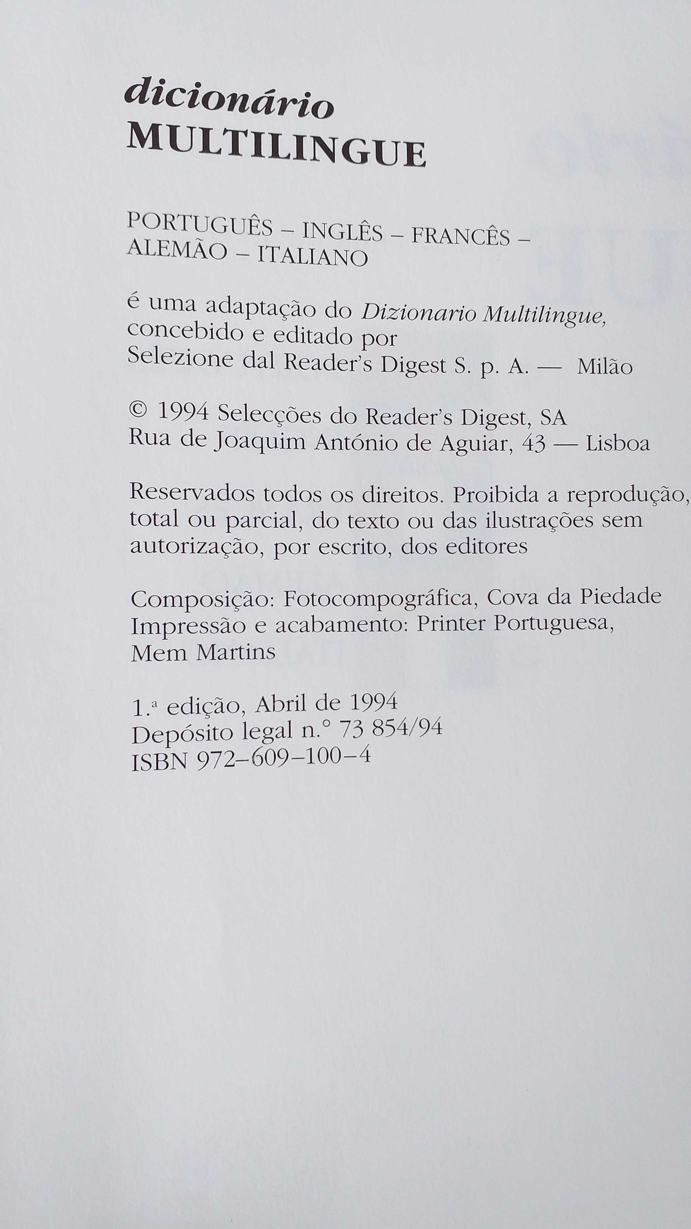 Dicionário Multilingue