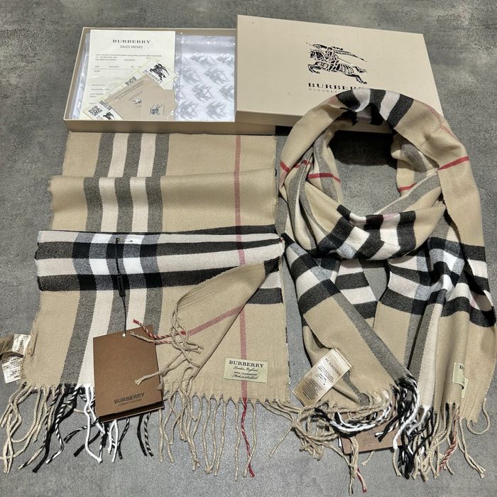 Шарф Burberry London унісекс 8 кольорів Шарф Барбері