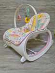 Шезлонг качалка для новонароджених Fisher Price Квіткове конфеті