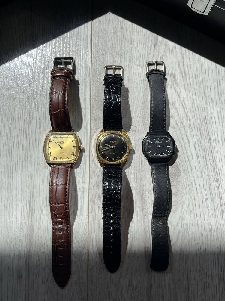 Zegarek mechaniczny vintage szwajcarski Lanco kostka 17