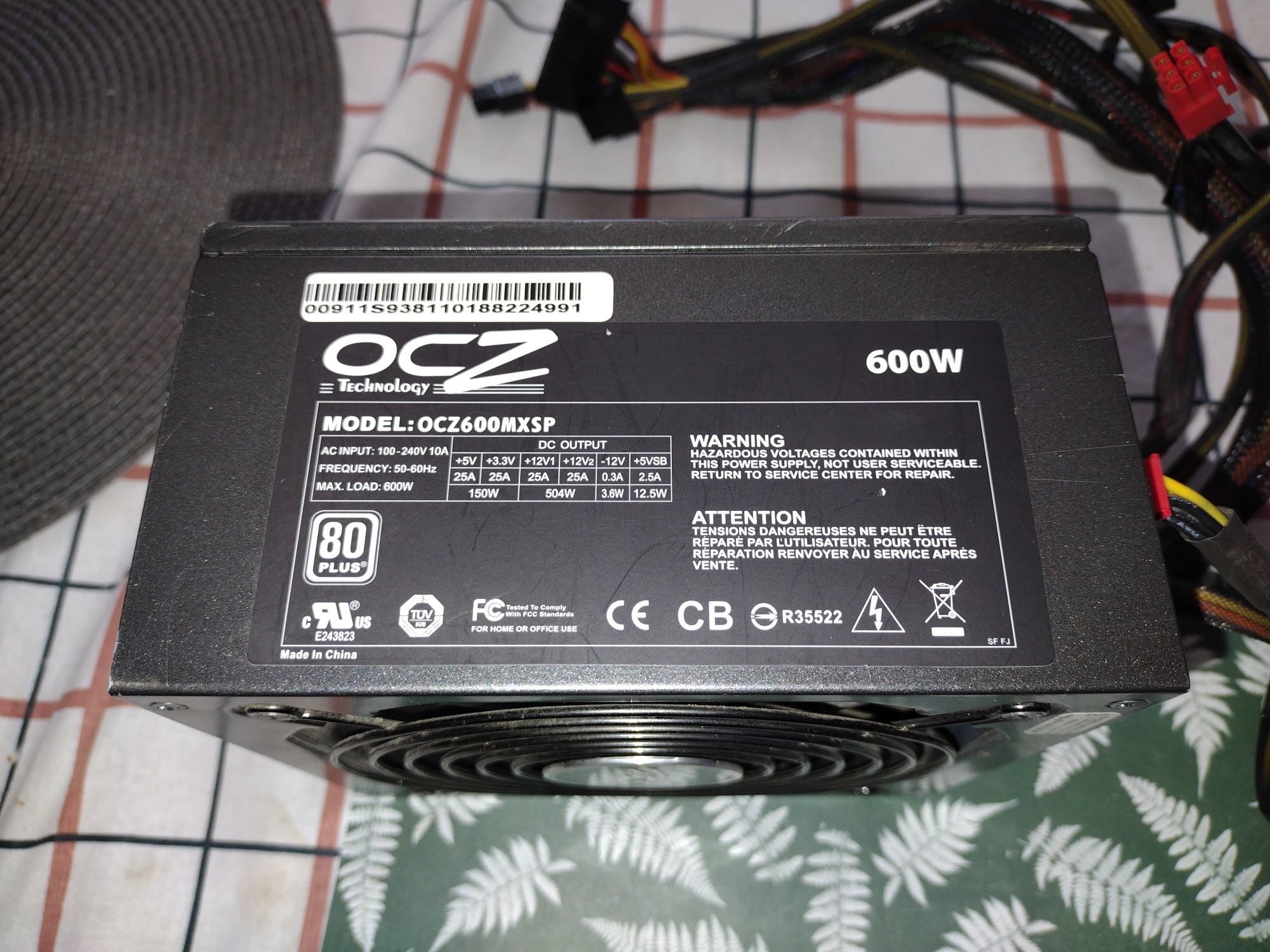 Zasilacz OCZ 600W. ModXSTREAM