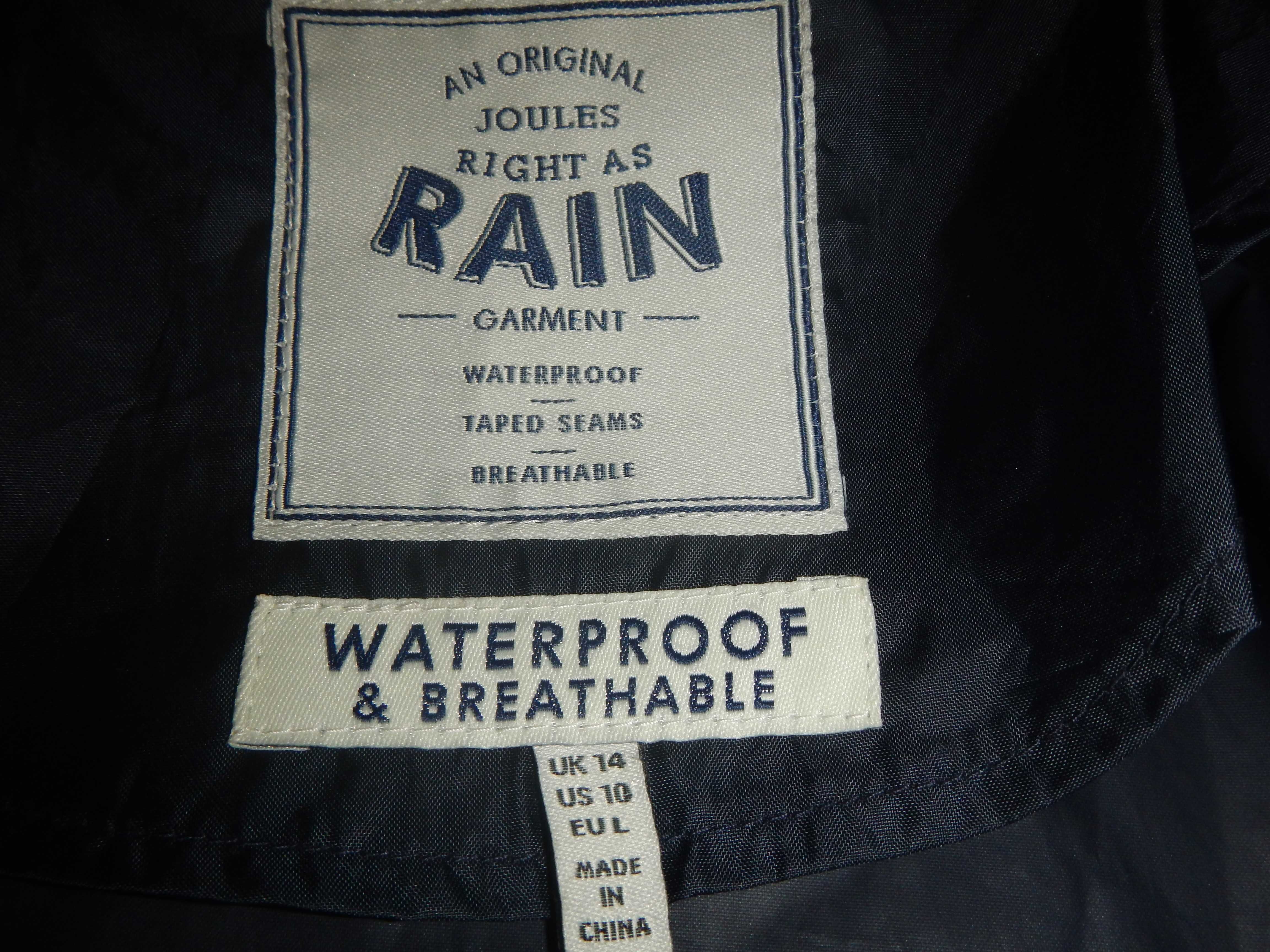 Дощовик куртка вітровка joules rain p.14(50)