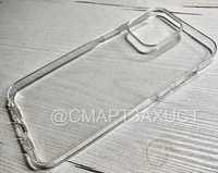 Чехол на iPhone прозрачный силиконовый 0,8мм