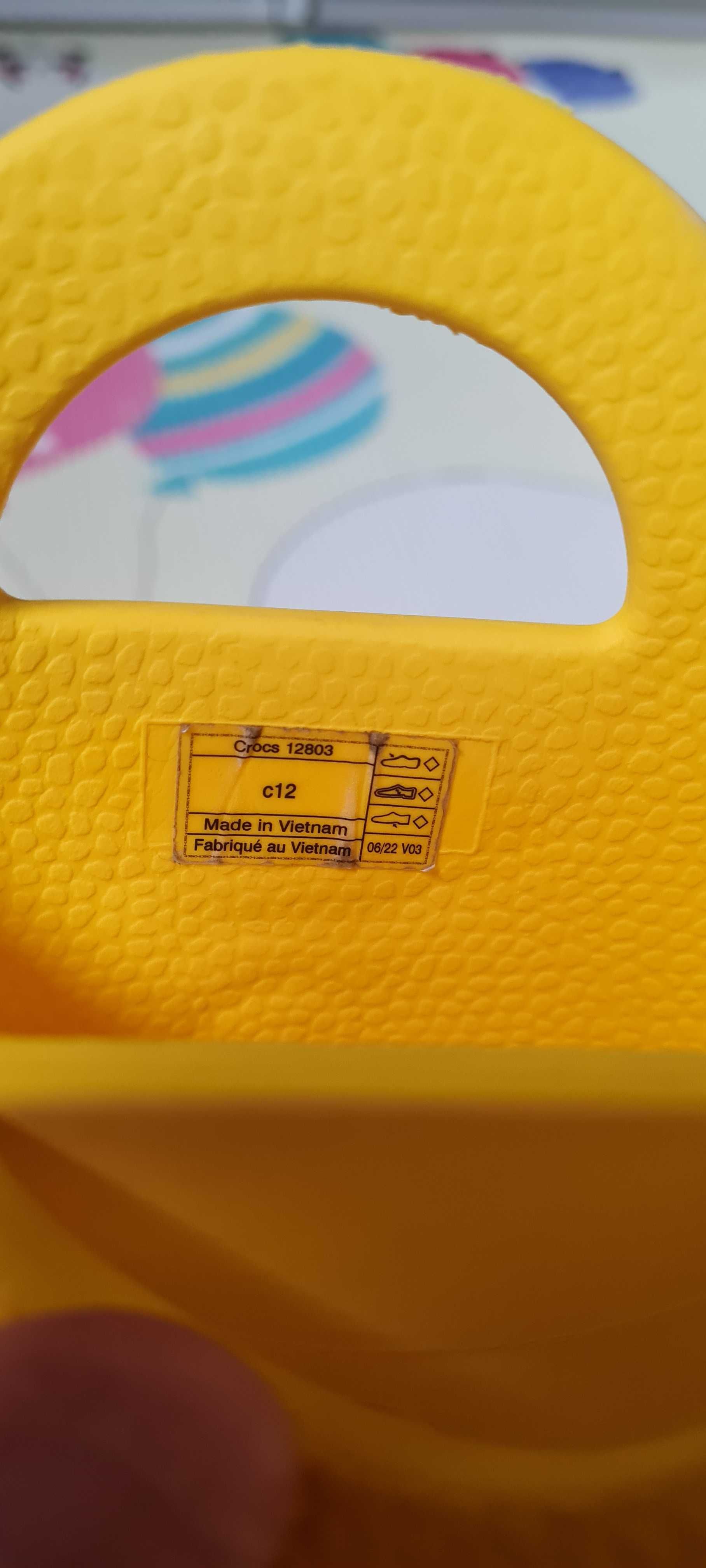 Kalosze crocs  rozm . 29- 30  C12 żółte