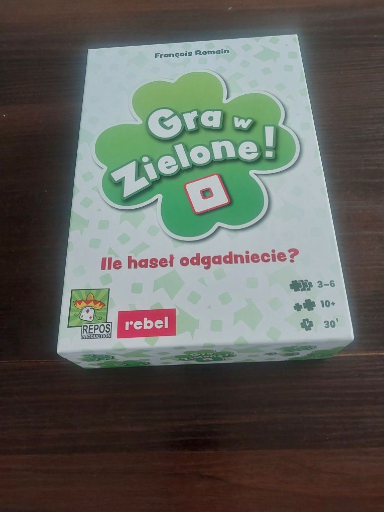 Gra w zielone planszowa imprezowa skojarzenia karciana