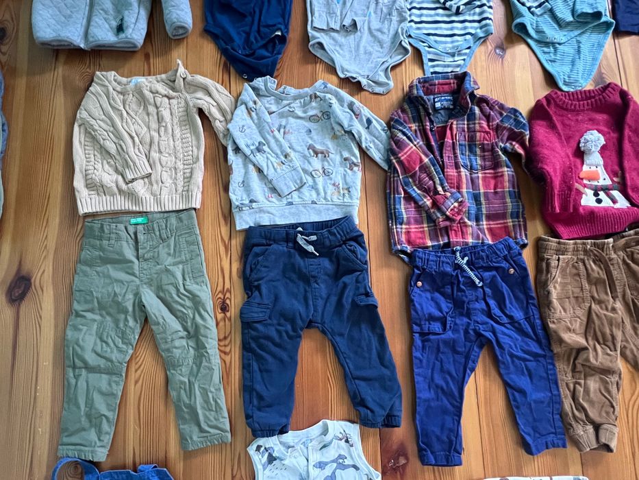 Paka ubrań chłopiec 86