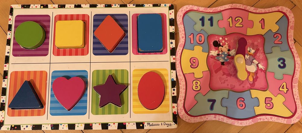 Dwie układanki, w tym jedna Melissa i Doug
