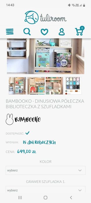 Biblioteczka, półka na książki